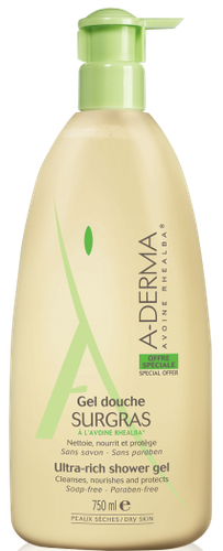 Image A-DERMA Gel Douche Surgras 750ml